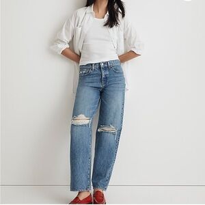 ✨🆕 Madewell Low-Slung Straight Jeans